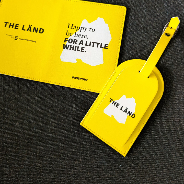 THE LÄND TRAVELLER-SET - Reisepasshülle und Koffertag