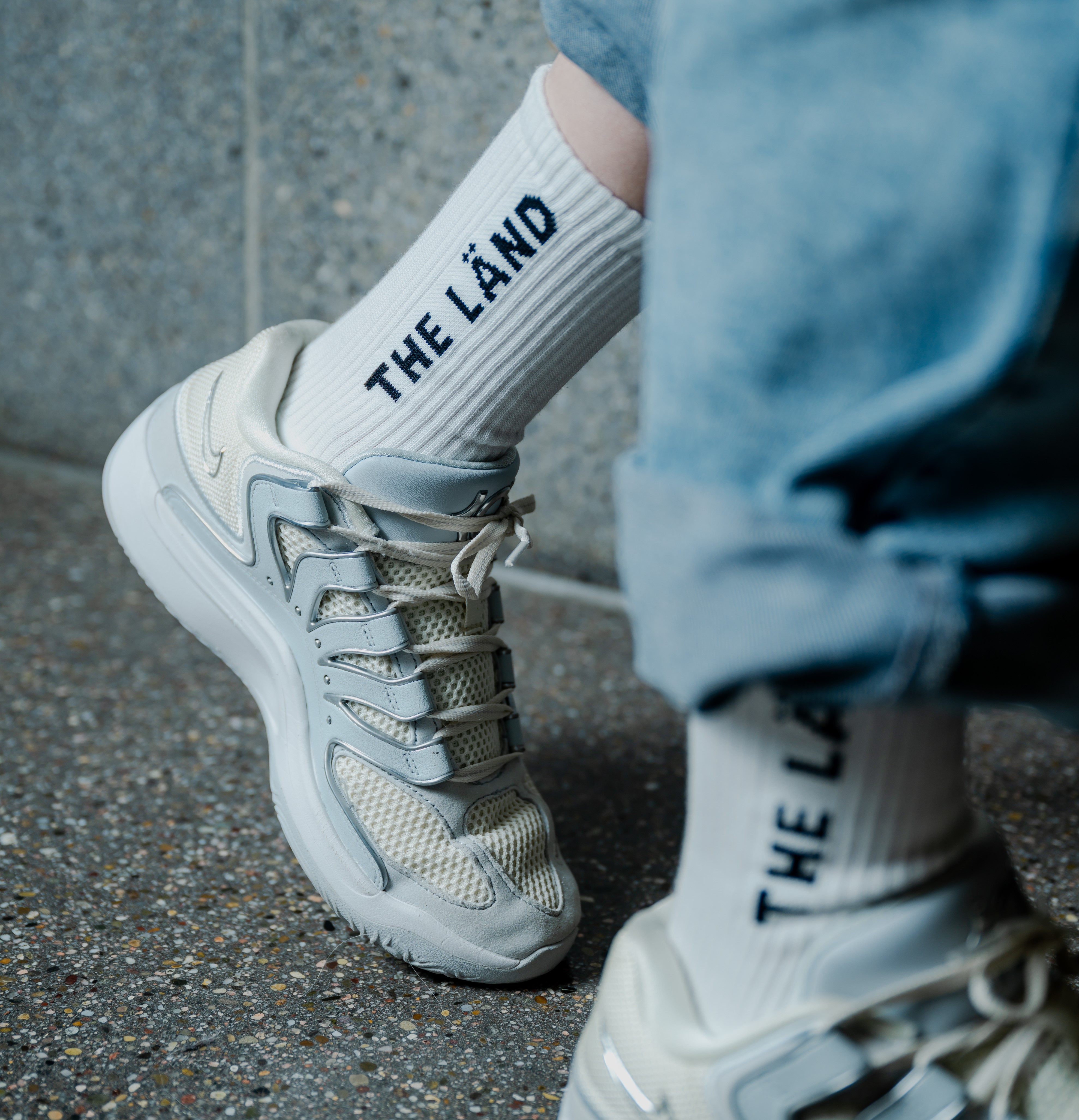 THE LÄND Tennis Socken